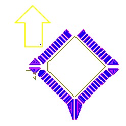 OFP和PLCC型集成塊如采用紅膠工藝過波峰,需采用斜角45度方式擺放，且每邊的最后一個引腳均需添加盜錫焊盤