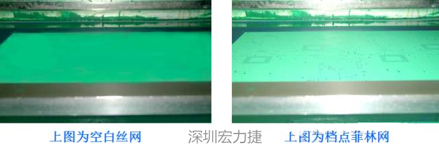 熱風整平后導通孔邊緣起泡掉油,采用此工藝方法生產控制比較困難,須工藝工程人員采用特殊的流程及參數(shù)才能確保塞孔質量。