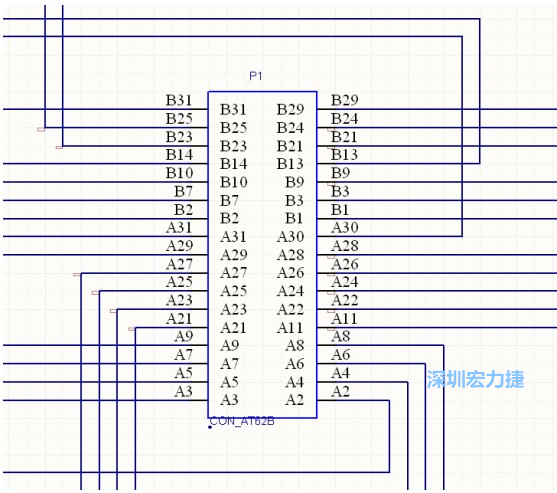 雙擊 1.SchDoc，文件可以被正常打開，下圖是其中的一部分：