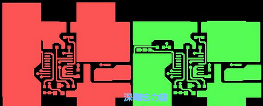 此操作可使文件中大部分的焊盤輸出后仍為焊盤，不會(huì)成為線性焊盤，并且不會(huì)產(chǎn)生像下圖一樣的短路情況