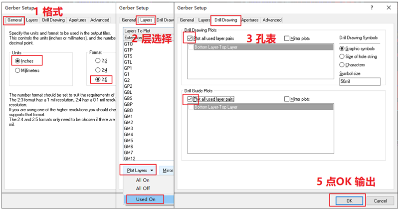 輸出Gerber部分，F(xiàn)ile下選擇 Gerber Files